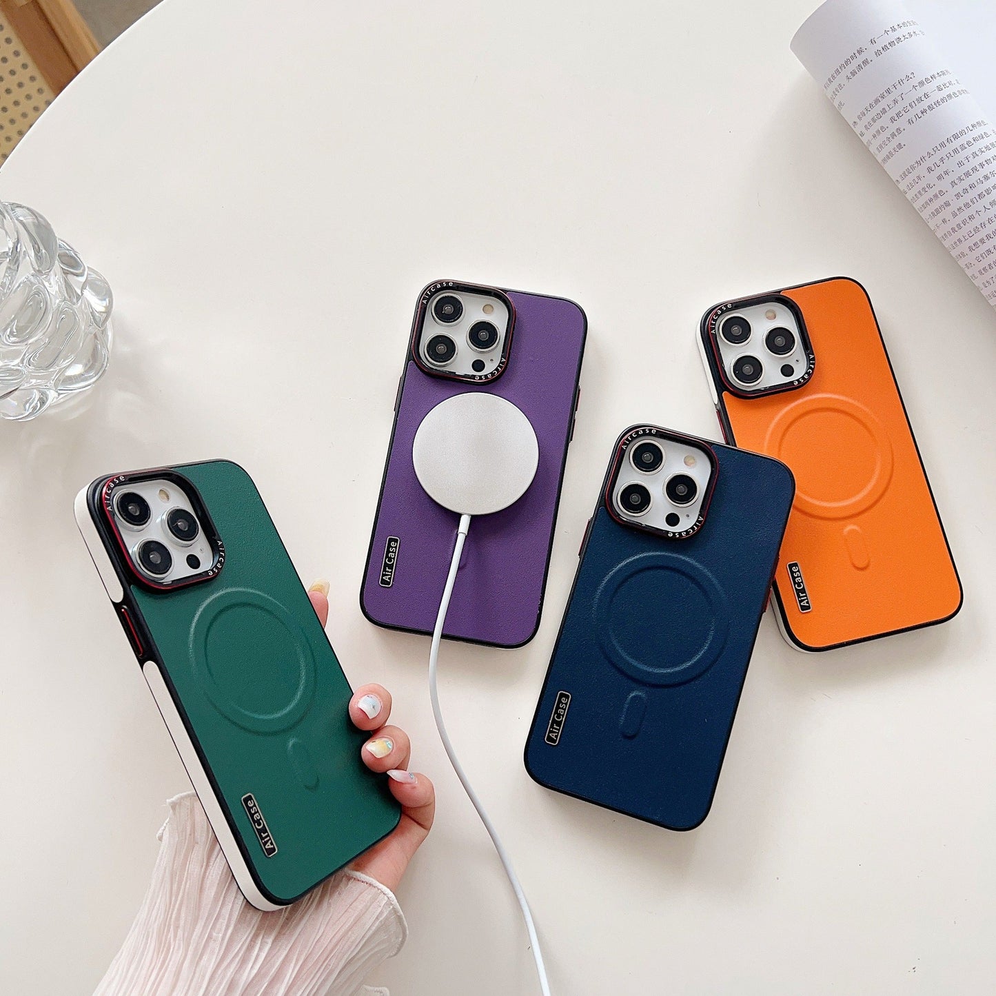 Minimalistische Magnetische iPhone-Hülle - Eleganz trifft Funktionalität