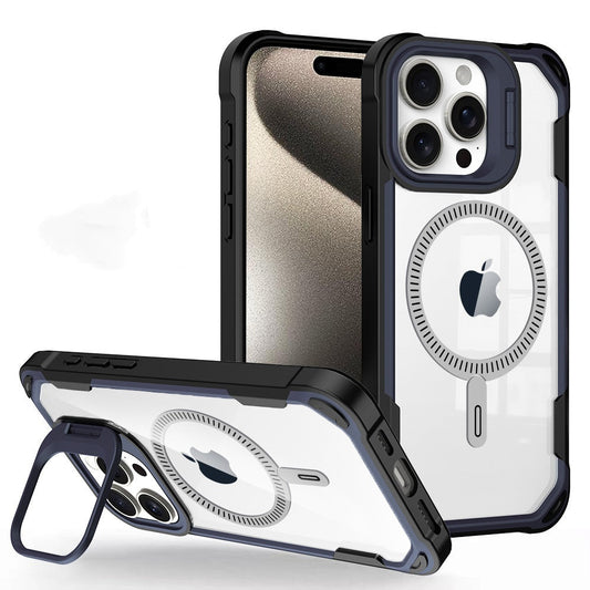 Shockproof Magnetic Transparent Case with Reinforced Corners