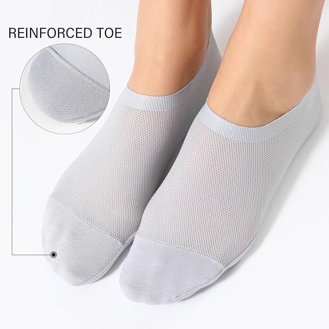 Ultra dünne Liner-Socken rutschfest ComBed Baumwoll Socken unsichtbar