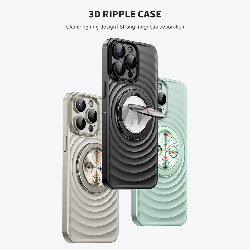 Burgunderrot | iPhone Ripple Halter Case