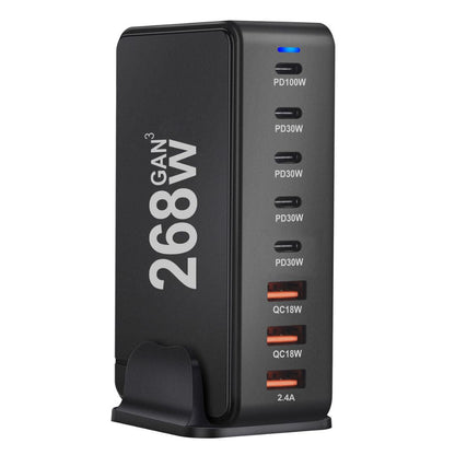 268W GaN 8-Port USB-C Ladegerät