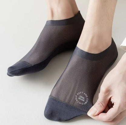 Ultra dünne Liner-Socken rutschfest ComBed Baumwoll Socken unsichtbar