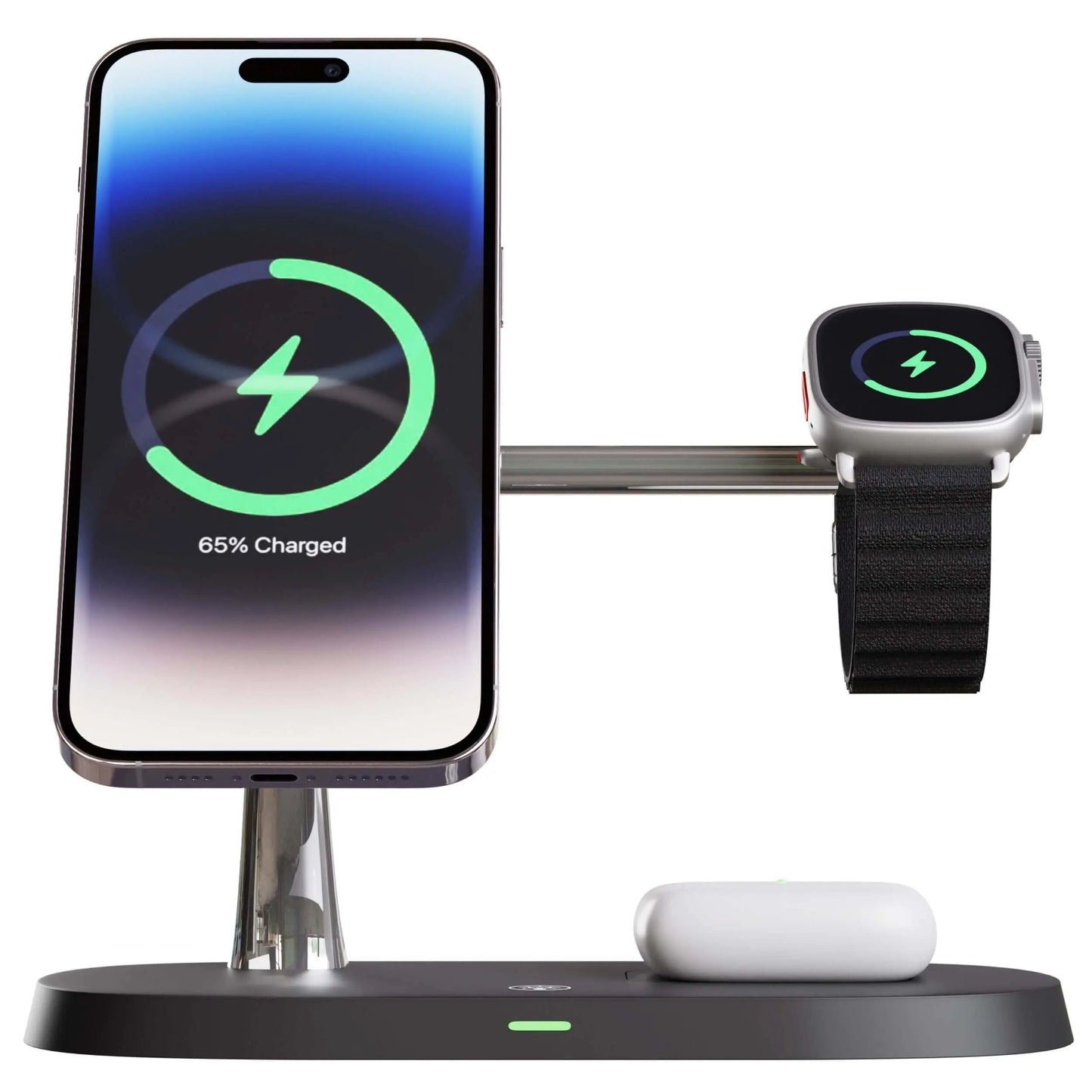 Evolved Chargers® 3-in-1 MagSafe-Ladegerät – Für iPhone, Apple Watch & AirPods