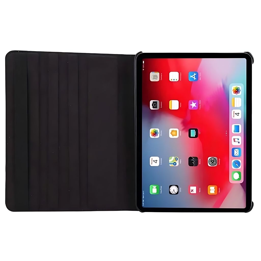 Lederhülle mit Standfuß für iPad