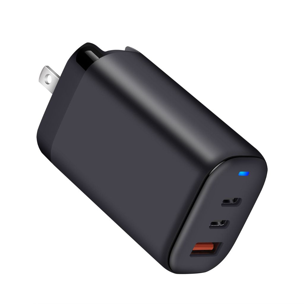 65W GaN 3-Port USB-C Ladegerät