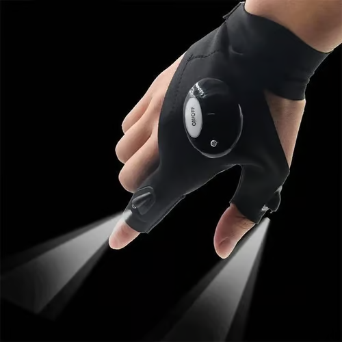 Wasserdichte LED-Handschuhe mit Taschenlampenfunktion