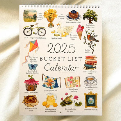 Bucket List Kalender 2025