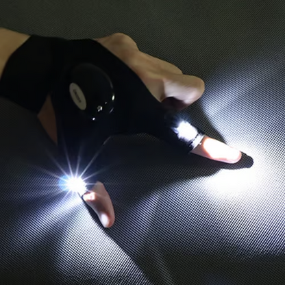 Wasserdichte LED-Handschuhe mit Taschenlampenfunktion