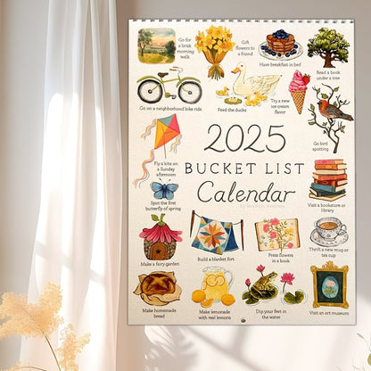 Bucket List Kalender 2025