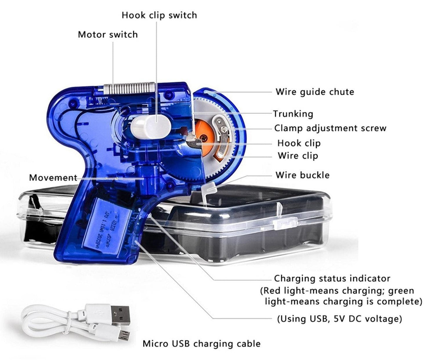 Electric Fishing Line Knotting Tool