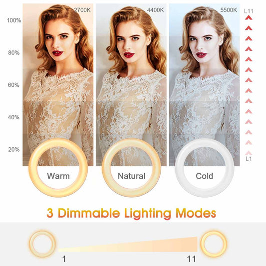 LED-Ringleuchte für den Computer