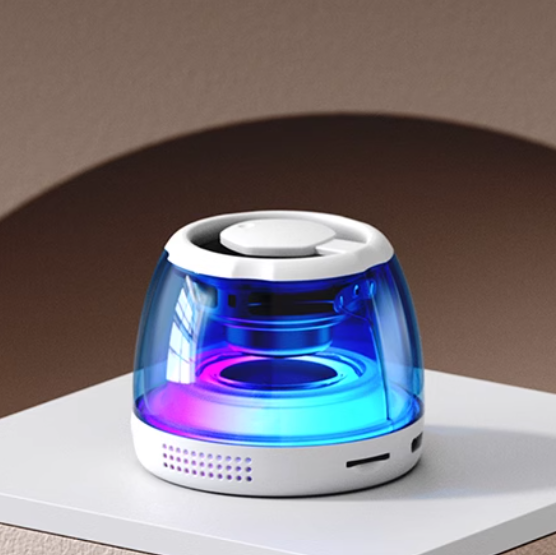 Mini Bluetooth Lautsprecher mit Magnet & Ambient Licht - Kompakter Klang und Stil