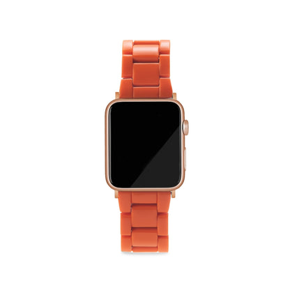 Armband für die Apple Watch in leuchtendem Orange