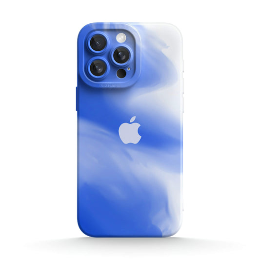 Blau und Weiß | iPhone-Serie stoßfeste Schutzhülle