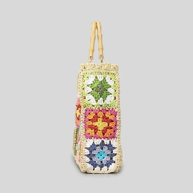 Boho-Blüten Tasche