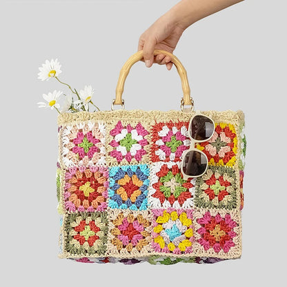 Boho-Blüten Tasche