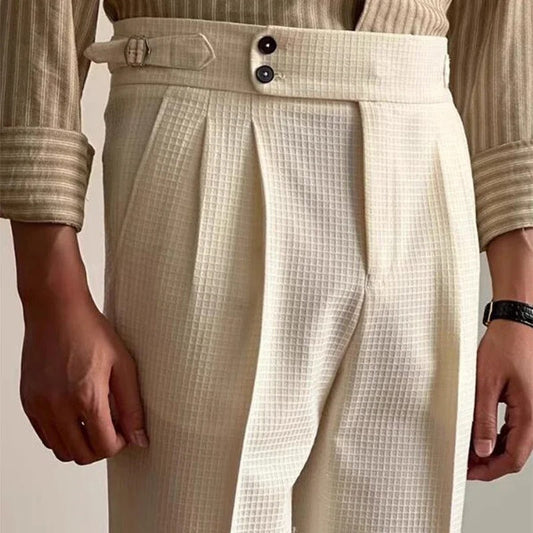 Waffle Weave Gurkha Pants