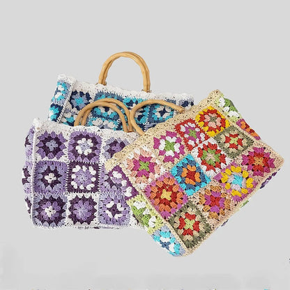 Boho-Blüten Tasche