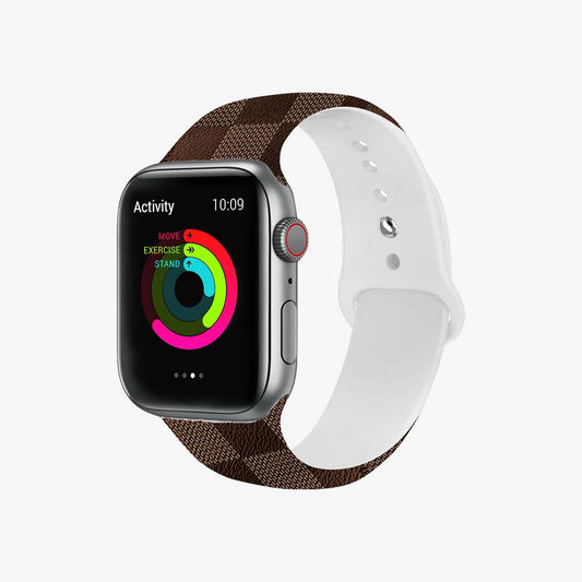 Apple Watch-Armband | Braunes Karomuster