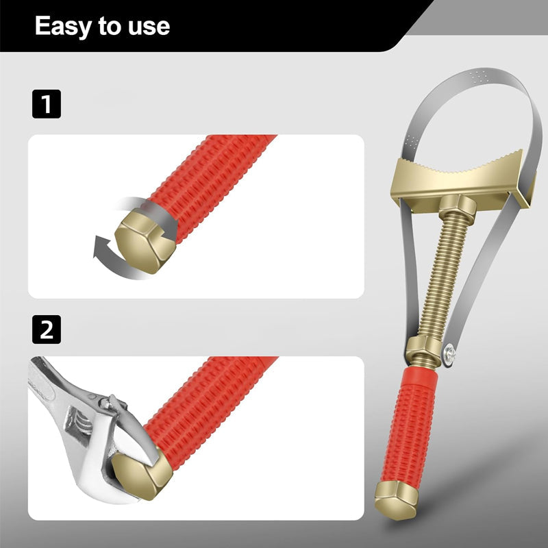 Auto-Ölfilter-Werkzeug mit verstellbarem Stahlband