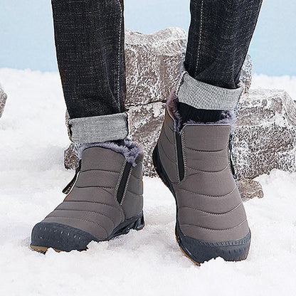 Wasserdichte Winter-Schneestiefel mit Fleece-Innenschicht