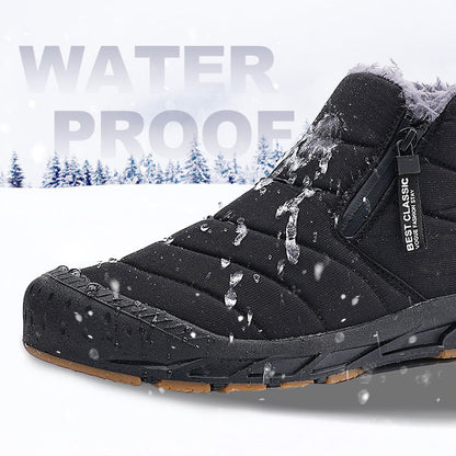 Wasserdichte Winter-Schneestiefel mit Fleece-Innenschicht