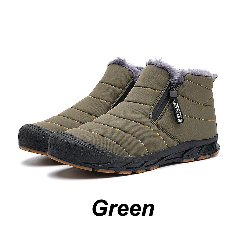 Wasserdichte Winter-Schneestiefel mit Fleece-Innenschicht