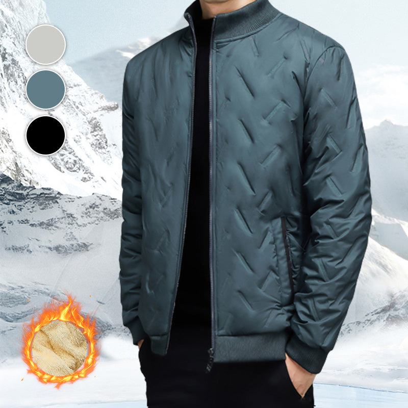 Warmes Geschenk - Herren Winter Freizeit Verdickte Warme Stehkragenjacke